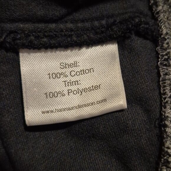 Hanna Andersson girls size 100 or 4 black velour skirt with 2 layer ruffle trim - Picture 5 of 6